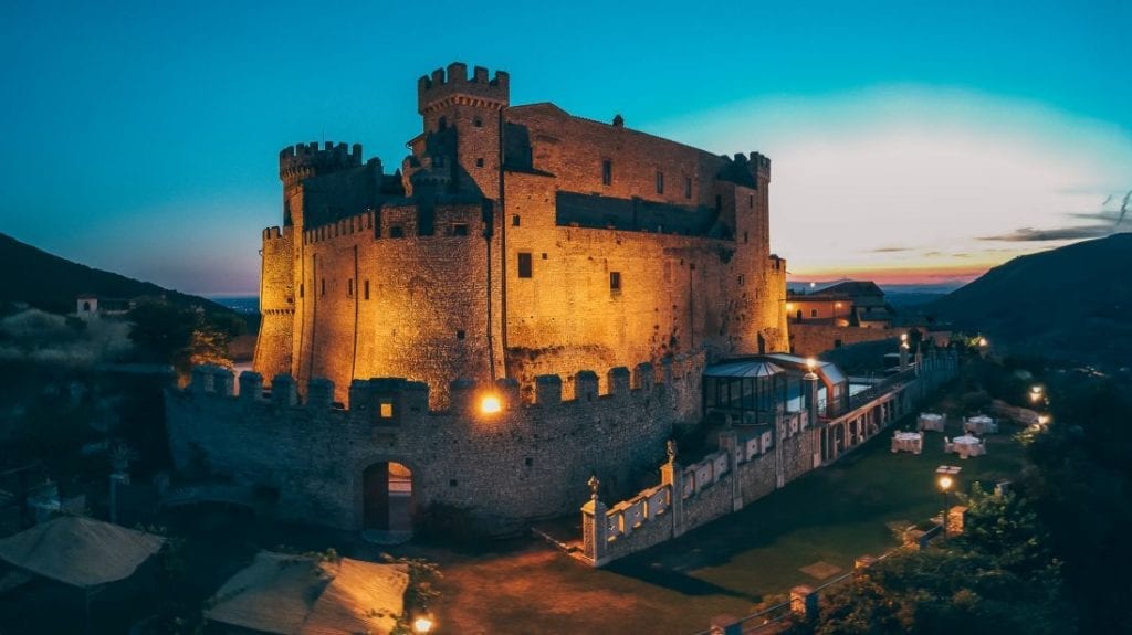 Romantic Castle Hotel Outside of Rome, Italy for Valentine's Day