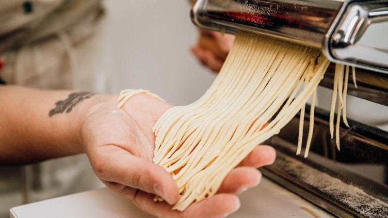 Family-friendly experiences and things to do in Italy - pasta making class 