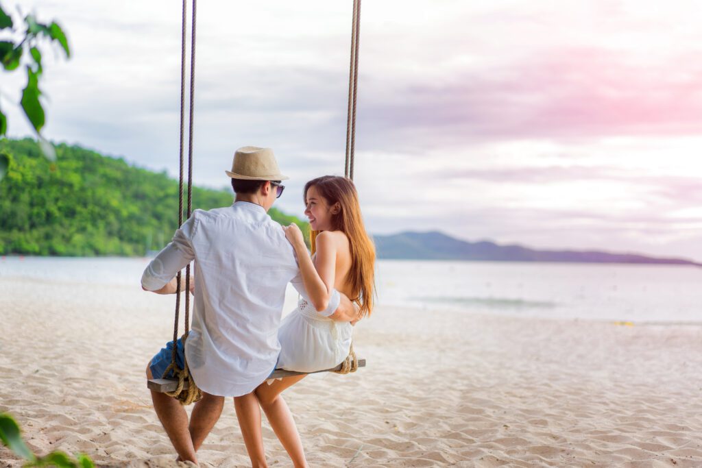 Couple at the beach