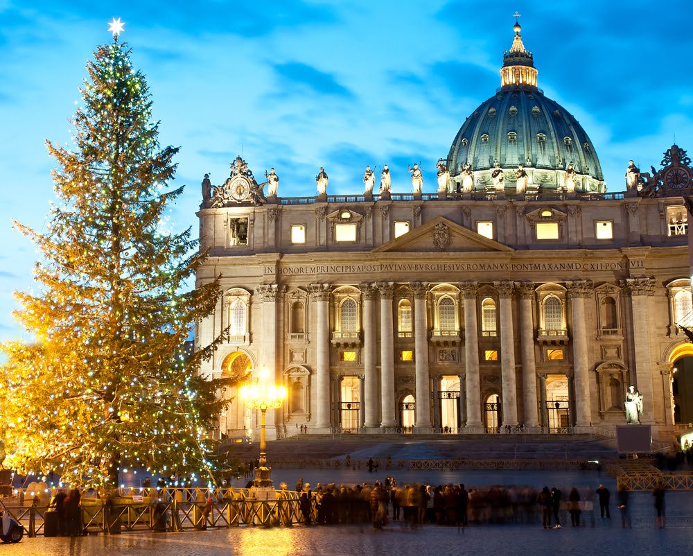 St. Peter's Square at Christmas